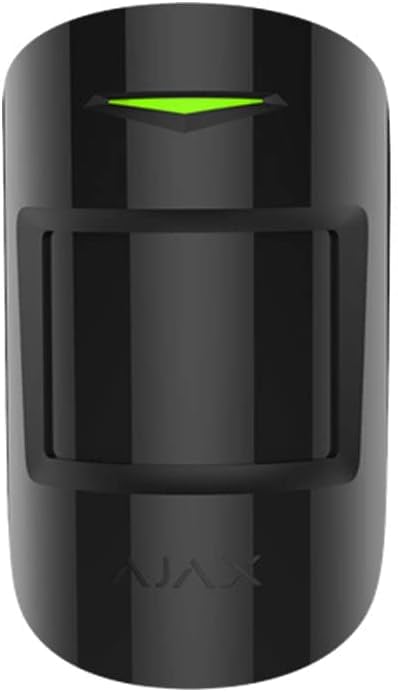 Ajax MotionProtect - Detector PIR inalámbrico negro con tecnología 'Pet Immune'