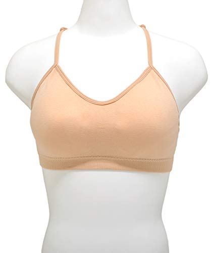 ToBeInStyle Junior Girls' Elegant Embroidered Mesh Detailed Bralette3