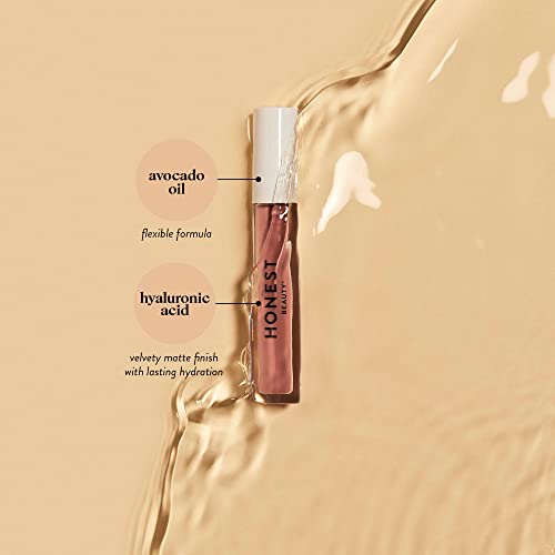 Honest Beauty Hydrating Liquid Lipstick With Hyaluronic Acid + Avocado Oil | Ewg Verified, Vegan + Cruelty Free | Forever, .12 Fl Oz #TOP1