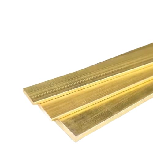 H59 Messing Flachs tange Messing blech Platte CNC Block Massivmetall dick/0,5/0,8/1/3/4/5/6/8mm (3x10x100mm 1pc)