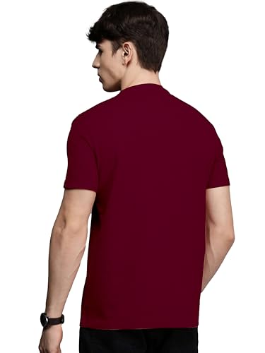 Image of HARSHAD KUMAR & CO Classic Men's Solid Polo Short Sleeve T-Shirt: Relaxed Fit, Chinese Collar, Comfortable Casual Wear (P T 14022087)