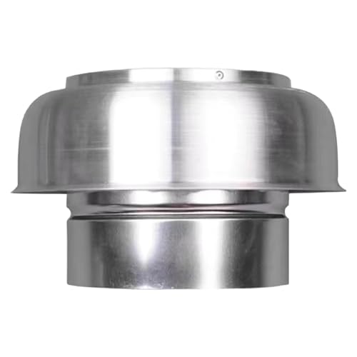 Tapones de lluvia para chimenea redondos y protector contra corrientes de aire 2