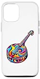 Photo Gallery custodia per iphone 15 banjoista strumento colorato per suonatore di banjo pop art Photo Gallery custodia per iphone 15 banjoista strumento colorato per suonatore di banjo pop art