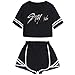 JUNG KOOK Kpop Stray Kids Shirt + Shorts Set Merch Felix Bangchan Hyunjin Changbin Minho Woojin Seungmin Shorts T-Shirt Tee