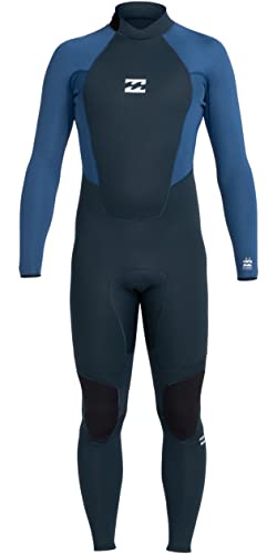 Billabong Mens Intruder 3/2Mm Back Zip Gbs Wetsuit - Navy - Long Sleeve #TOP6