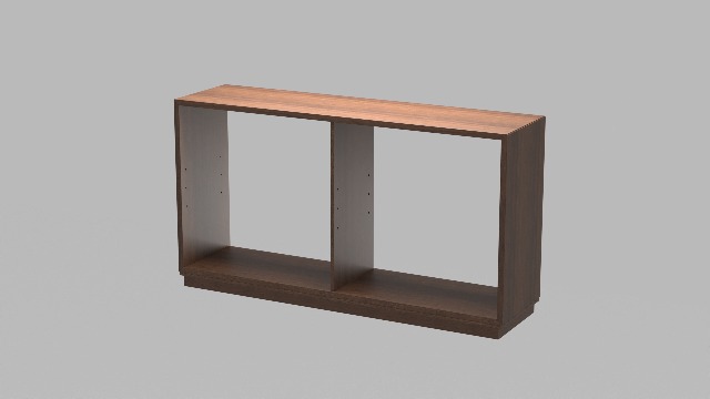 LKTART 59" Sideboard Buffet Cabinet Retro Accent Storage Cabinet with Magnetic Door Latches Adjustable Shelf for Living Room Kitchen(Walnut)