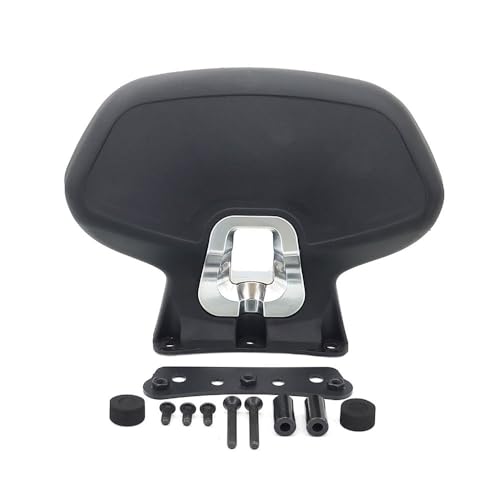Coussin de dossier passager arrière noir pour moto Kymco XCITING S400I 2018-2020
