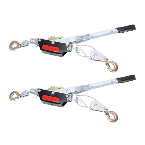 Winch manual Bnineteenteam 4400 lbs con 2 ganchos miniatura 5