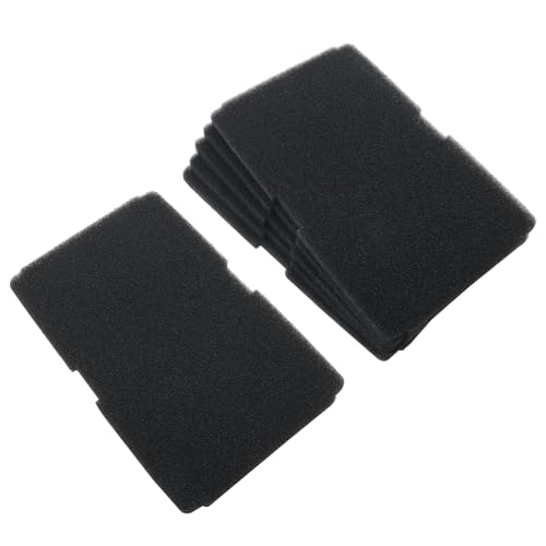 ZZLZX 6PCS Dryer Base Filter Replacement 2964840100 Heat Pump Tumble Dryer Filter Cotton 9.4x5.9x0.4 inches Black