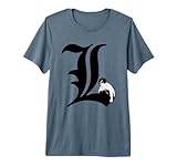 Death Note L Symbol Anime Premium Tri-blend T-Shirt