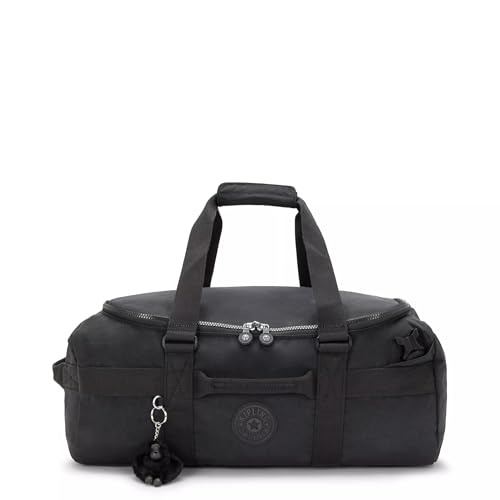 Kipling Mochila pequena para laptop Jonis, Azul verdadeiro, 11.5'' L x 19.75''H x 7.75'' D, Jonis Small Duffle Black Noir