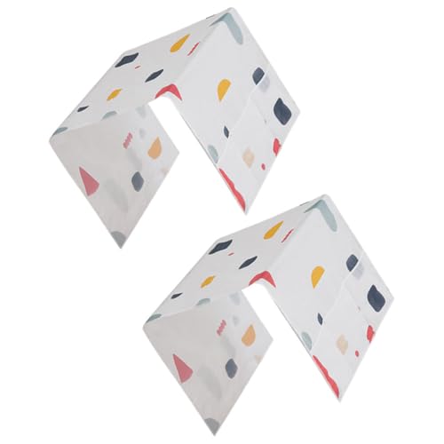 iplusmile �①�ɗpPEVA�_�X�g�J�o�[2���Z�b�g �݂艺�������[�o�b�O �􉽊w�͗l�f�U�C�� �①�ɕی�Ǝ��C�h�~ �L�b�`�������p�i �s�N�j�b�N