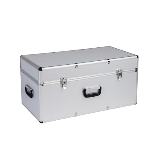 Hochwertige Transportkoffer aus Aluminium und ABS - schlagfest & ölbeständig - in verschiedenen Größen, Variante: Groß