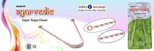 Image of YARILO Maruti AYURVEDIC 100% Pure Copper Antimicrobial Antiseptic Tongue Cleaner - Pack-2