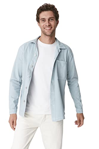 Veste regular homme unie avec col chemise parfaite pour le bureau