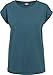 Produktbild Urban Classics Damen Ladies Extended Shoulder Tee T Shirt, Teal, XXL EU