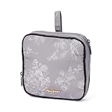 Francfranc フランフラン クラシックフラワー サニタリー圧縮ポーチ ダークグレー 昼用10枚 コンパクト 収納 旅行