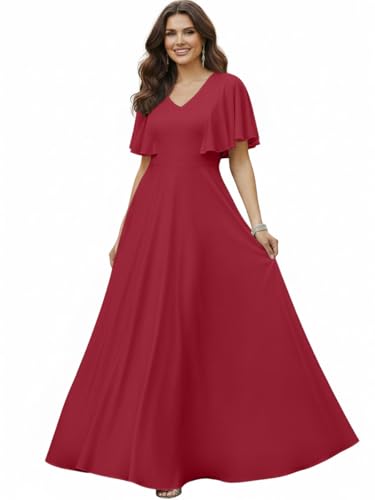 Image of KOH KOH Womens Long Elegant Bridesmaid Evening Cocktail Modest Maxi Dress