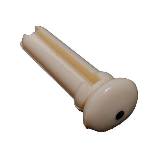 50pcs Superior Guitar Bridge Endpin for Acoustic Guitar Ivory Plastic Pin W/black Dot