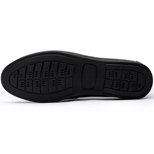 Men's Leather Dress Loafers Slip On Casual Shoes Lightweight Soft Penny Loafers Classic Moccasins Driving Shoes3