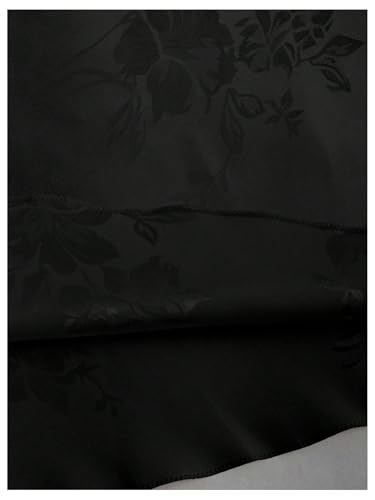 Image of Floerns Women's Spaghetti Strap Cowl Neck Long Slip Satin Silk Midi Dress