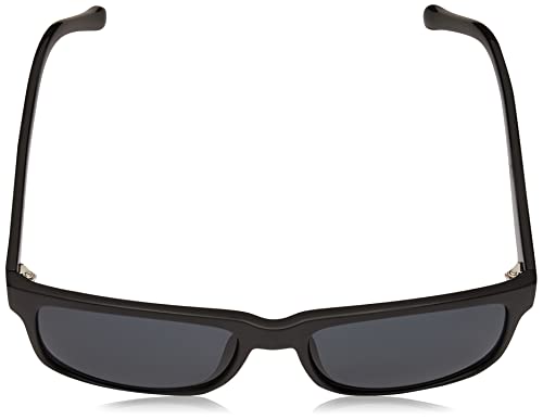 Fossil Men's FOS3061s Rectangular Sunglasses, MATTE BLACK/GRAY, 57 mm4