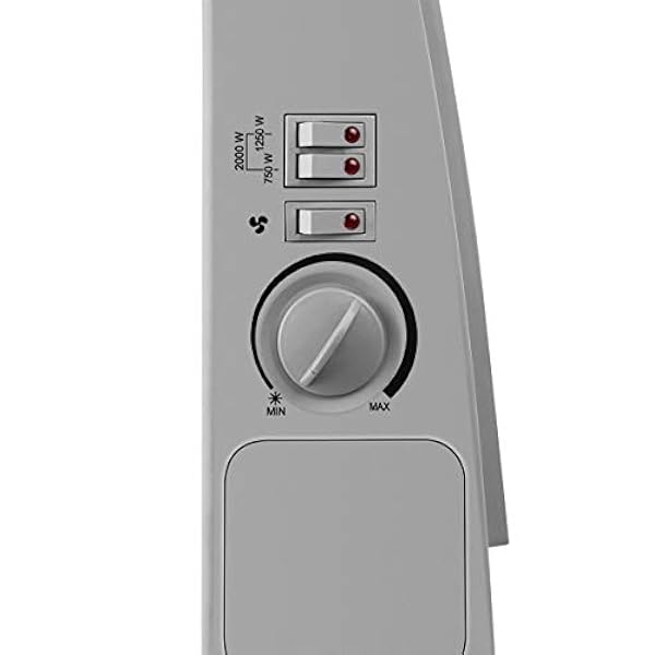 ORBEGOZO CVT 3650 Convettore, termostato Regolabile, Funzione Turbo, Protezione Contro surriscaldamento, Maniglie di Trasporto, 2000 W, Bianco