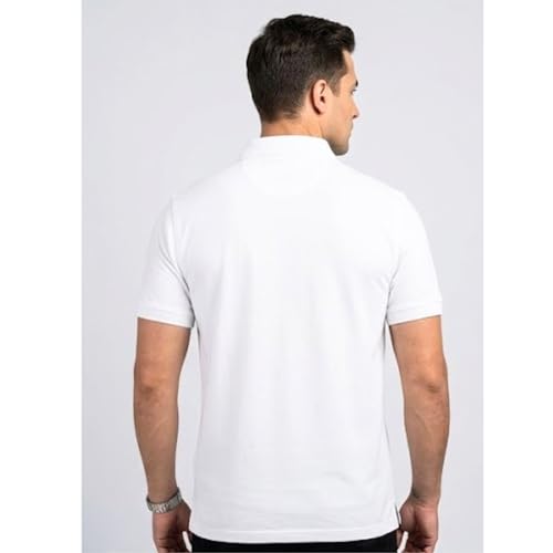 Image of SIDE UP Polo T Shirt for Man with Pocket, Polo T Shirts for Men, Summer Shirt with Collar, Half Sleeve, Cotton Blend, Light Weight, Comfotable Fit (Pack of 1) M to 3XL