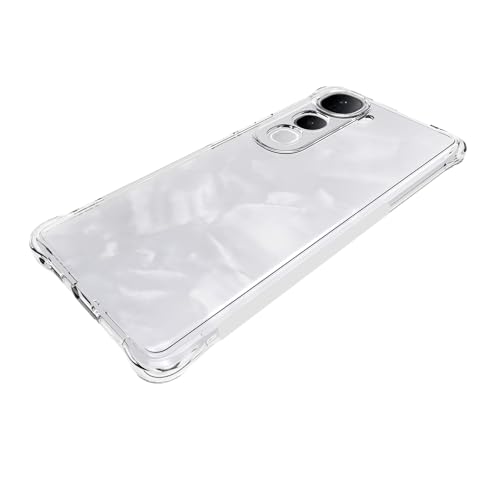 Image of for Vivo Y400 Pro Clear Case | 360 Full Body Protection Shockproof Transparent Cover | Soft Rubber Edge-to-Edge Bumper | Slim Military-Grade Drop Defense Armor
