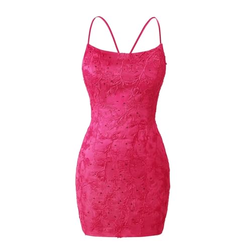 Lace Homecoming Dresses for Teens Tight Floral Short Prom Dress 2024 Cocktail Party Dresses