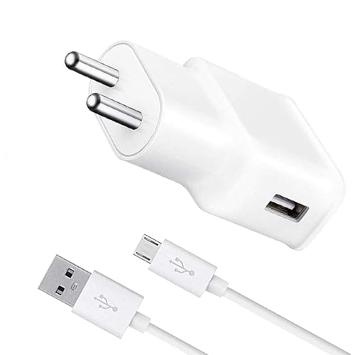 Image of Orignal 18 Watts Single Port Wall Charger for Cellular Phones with Micro USB - White
