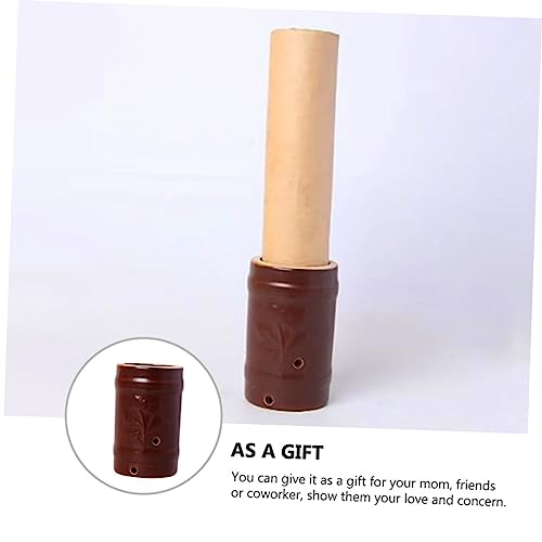 Jarra de cerámica estilo chino Healeved para moxibustión, portátil y pequeña, para aliviar dolores musculares, mejorar la circulación sanguínea y calentar miniatura 4