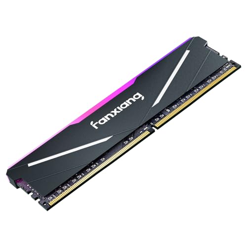 DDR4 RAM, 16GB (1x16GB) RGB RAM DDR4 3600MHz CL18 V1.35, Desktop Gaming Machine Overclocking computer Memory, Intel XMP 2.0 & AMD Compatible – Black