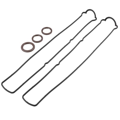 Image of Engine Valve Cover Gasket Kit Left Right - Compatible for Lexus GS300 1993-2005, SC300 1991-2000 for Toyota Crown Saloon 3.0L 1991-2001 - Replace Part 11214-46011, 1121346030