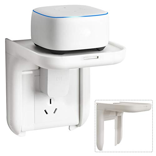 Suptek Soporte de altavoz inteligente para Echo Dot de 1ª y 2ª generación, Google Home, teléfono celular, Sonos One (Gen 2), Anker SoundCore mini de hasta 4,5 kg, plástico S1W