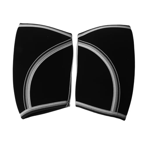 KOMBIUDA Elbow Suort for Weightlifting 7mm Thick Elbow Pads Adjustable for Comfort Protection and Support