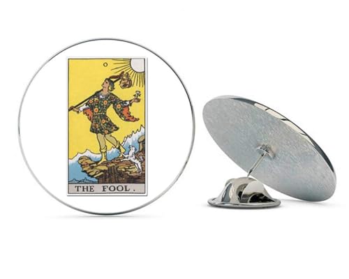 Tarot Card The Fool Metal 0.75" Lapel Hat Pin Tie Tack Pinback2