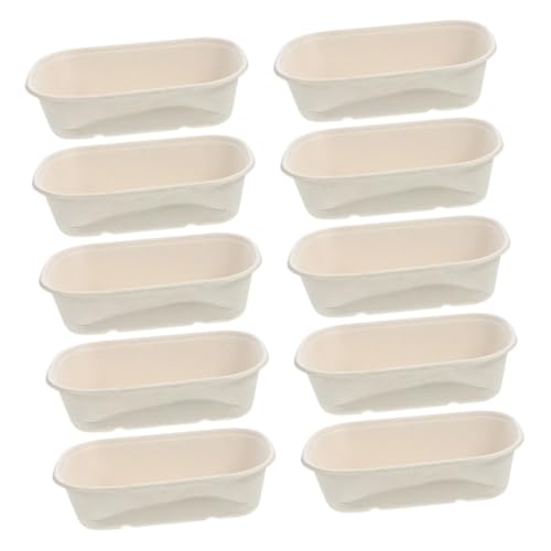 Happyyami Practical Stylish 10 Pack Disposable Pet Bowls Water Food Integrated for Cats Dogs
