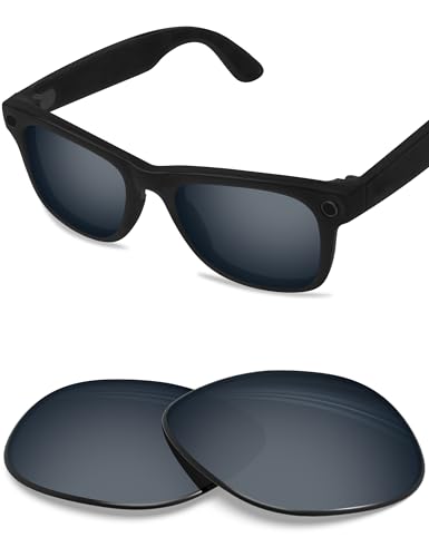 Image of BLAZERBUCK Photochromic Replacement Lenses Compatible with Ray-Ban Meta Wayfarer RW4008 | RW4012 (Gen 2) 53mm Smart Glasses