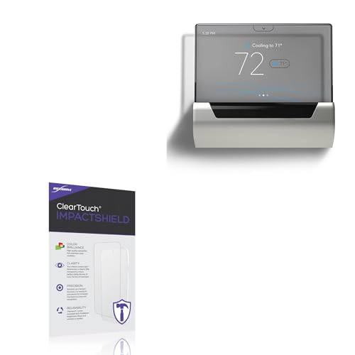 BoxWave Screen Protector Compatible With Johnson Controls GLAS - ClearTouch ImpactShield (2-Pack), Impenetrable Screen Protector Flexible Film