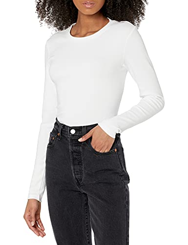 Body col rond Calvin Klein Jeans la solution silhouette lisse blanc S