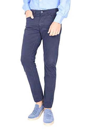Pantalon homme élégant slim fit coton fini les coupes inconfortables