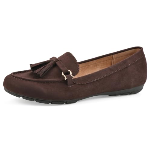 Image of Cliffs by White Mountain Women's Gush Cushioned Driving Moccasin Loafer Flat