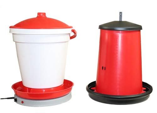 Hemel 3er Set (Tränke, Tränkenwärmer, Futterautomat)