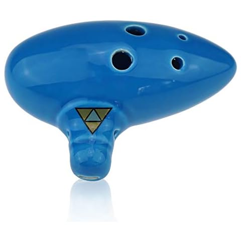 6 Hole Ocarina,Ocarina of Time Replica by Ocarinawind - Legend of Zelda Ocarina of Time Replica (Sky Blue), Gift Idea Cover