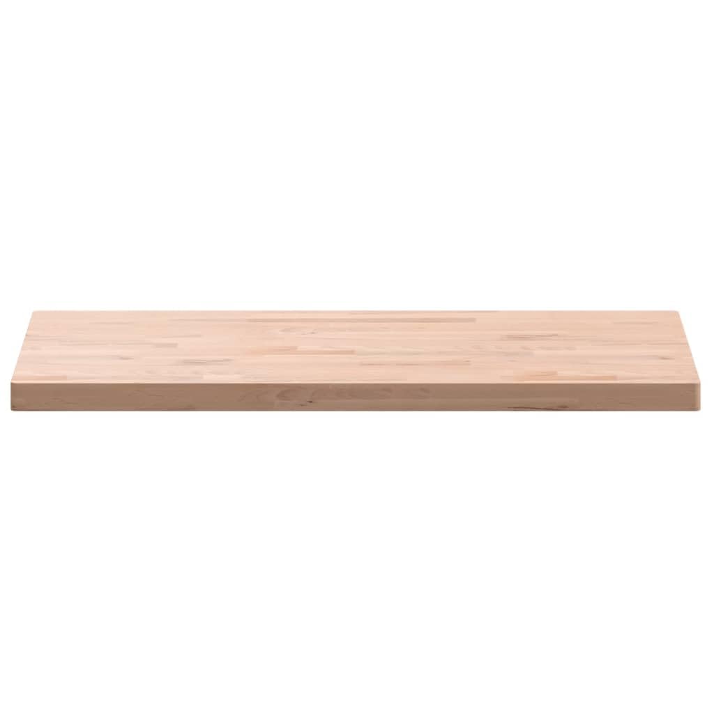 Waschtischplatte Massivholz Buche 100x50x4 cm, Holzplatte Zuschnitt für Bad und Küche, kratzfest, wasserfest, hitzebeständig, vielseitig als Arbeitsplatte, Tresenplatte, Werkbankplatte