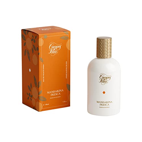 PERFUME Para Mujer Y Hombre CAMPOS DE IBIZA-Colonia Con Esencia De Mandarina Elaborada Con Citricos. Une Eau De Toilette Unisex, Tradicional Y Natural - Fresca Frasco Con Estuche Regalo Spray (100 ml) Cover