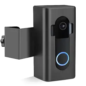 Anti-Theft Video Doorbell Door Mount, for Ring Doorbell Mount for Apartment, Doorbell No Drill Mount, Fit for Most Video Doorbells, Doorbell Holder for Apartment Door, Rentals Doorbell Accessories