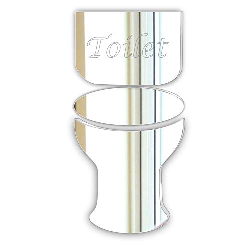 Mirrors-Interiors DOOR PLAQUE- Etched Bathroom & Etched Toilet - Cosy Home Interiors Mirrors-Interiors DOOR PLAQUE- Etched Bathroom & Etched Toilet - Image 3