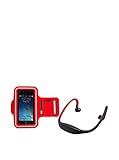 Imperii Electronics TE.08.0041.04 0041.04-Pack Brazalete y Auriculares Deportivos Bluetooth, Color Rojo, Unisex, M